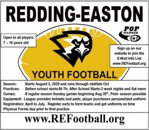 Youth Football Redding-Easton