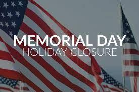 memorial day holiday closure